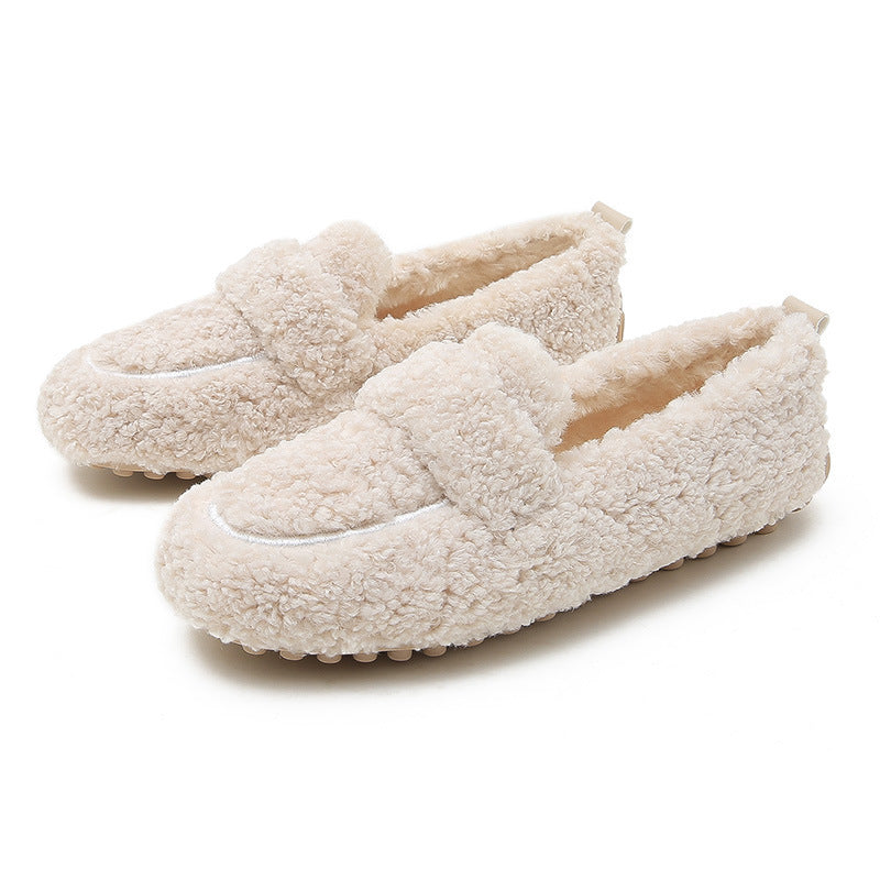 Chaussures à pois à enfiler à la mode, fée