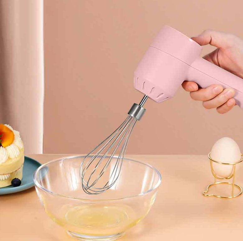 Mini batteur à œufs électrique sans fil Portable, mélangeur alimentaire portatif, Rechargeable par USB, mousseur à lait, mélangeur à 3 vitesses pour crème et gâteau