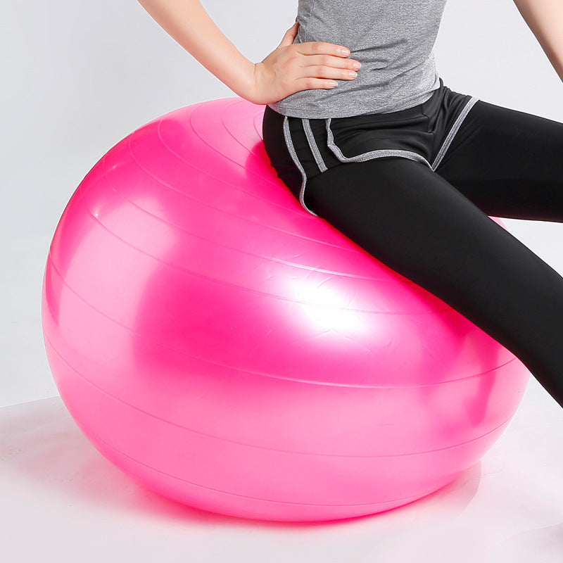Balle de Yoga Fitness pour enfants débutants, exercice plus de gymnastique, balle brillante