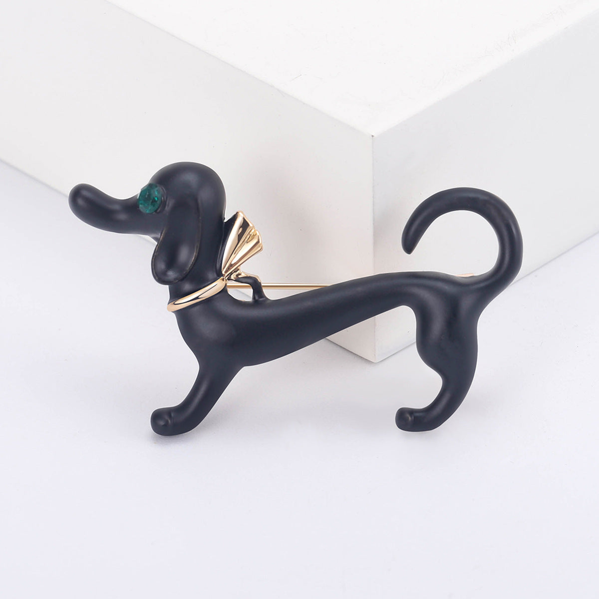 Mignon dégoulinant d'huile saucisse chien Animal broche Simple même Style broche ornement