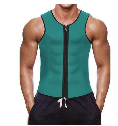 Taille finale pour GILET DE SAUNA EN NÉOPRÈNE ZIPPER POUR HOMMES