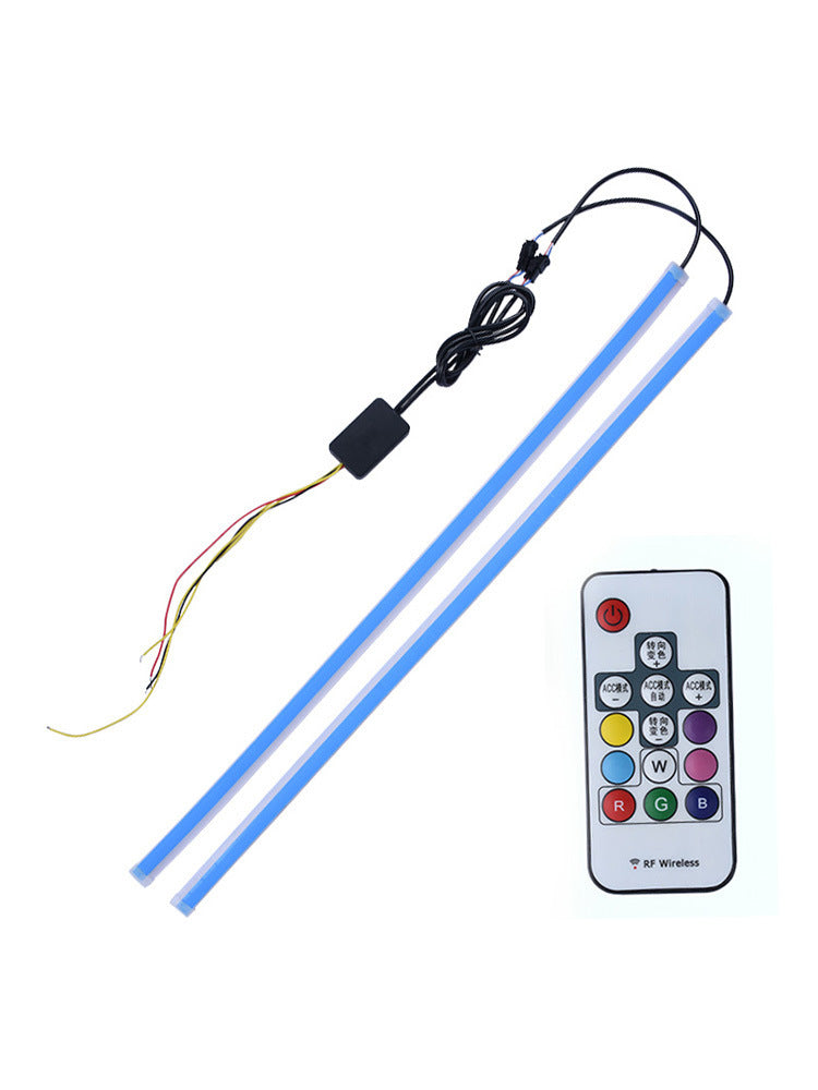 Coloré avec télécommande Streamer clignotant phares LED universels
