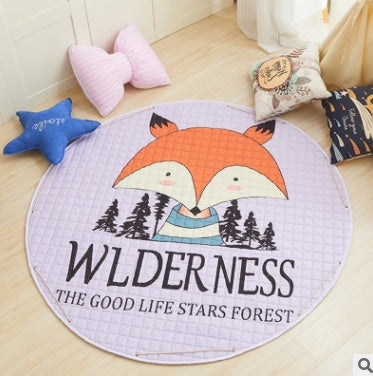 Tapis de rangement pour voiture en coton, modèles d'explosion Ins, tapis de rangement pour jouets, sortie ronde, tapis d'escalade pour enfants, sac de rangement