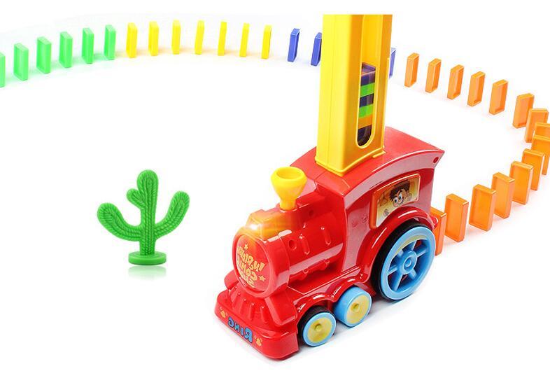 Domino dominos électriques Thomas petits blocs de train, Puzzle jouets pour enfants