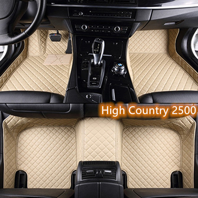 Alfombrilla de cuero para coche completamente rodeada, protección para todo tipo de clima