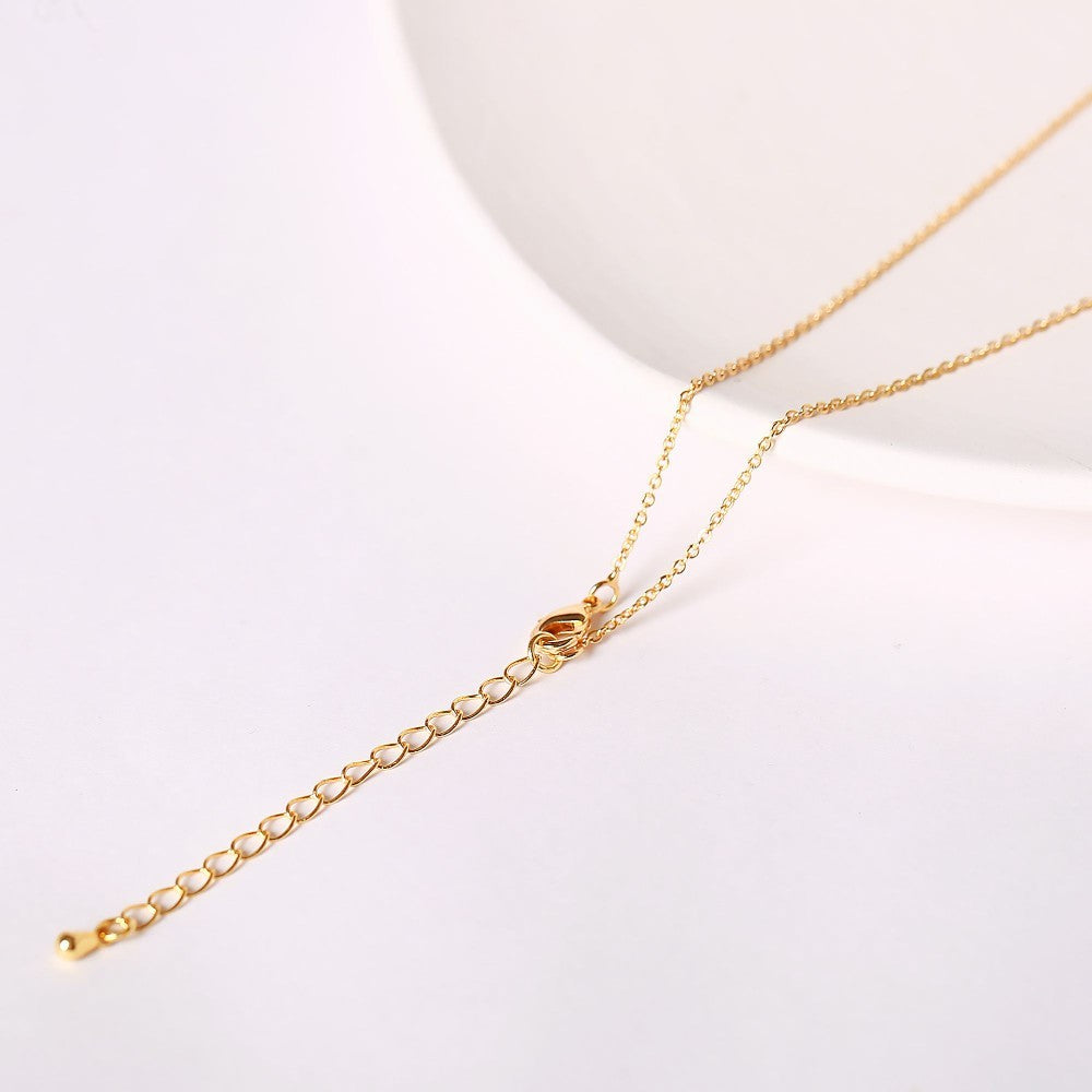 Collier en plaqué or 18 carats avec pendentif mignon Waxberry