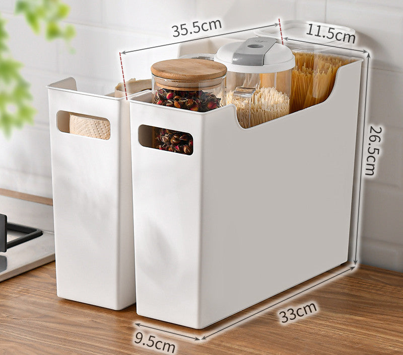 Caja de almacenamiento organizadora de gabinete de cocina