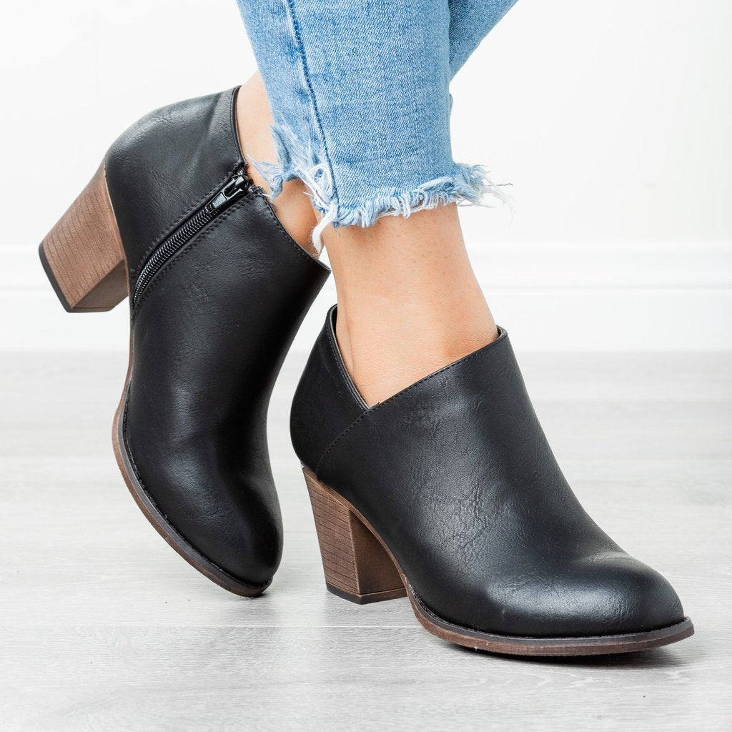 Bottes de mode décontractées à bout pointu pour femmes de grande taille en viscose PU