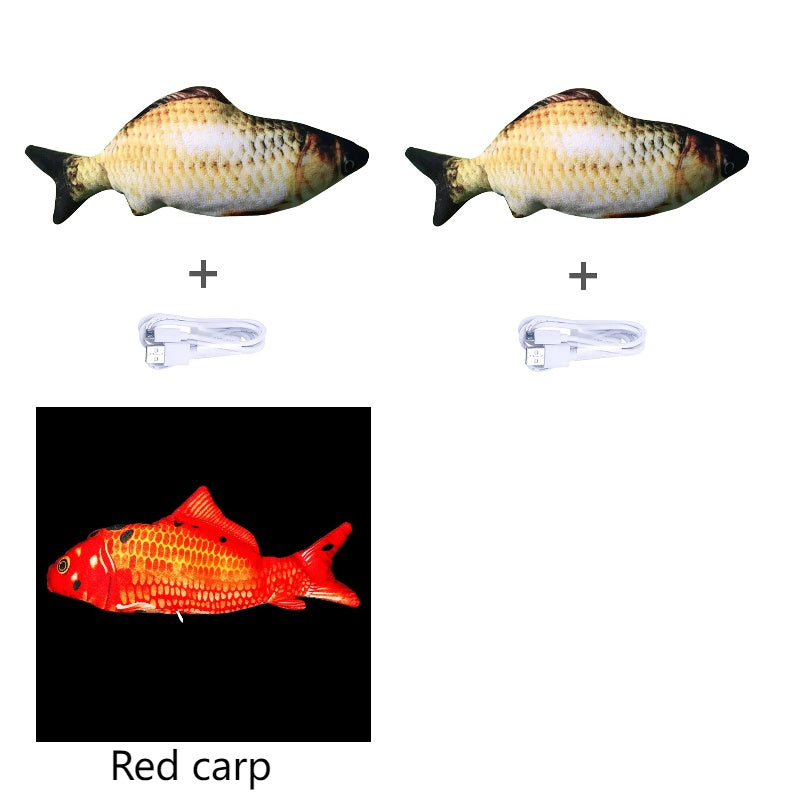 Version sans pince à chat - Jouet de poisson électrique de simulation de poisson sauteur électrique