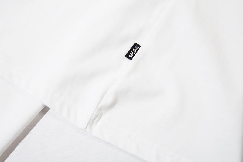 Fashion Letter Print Short-sleeve T-shirt Men