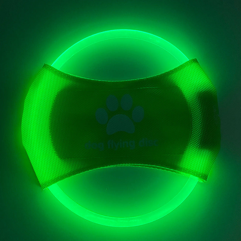 Chien disques volants lumière LED lumineuse entraînement lumineux jouets interactifs jeu disques volants chien jouet accessoires pour chien produits pour animaux de compagnie