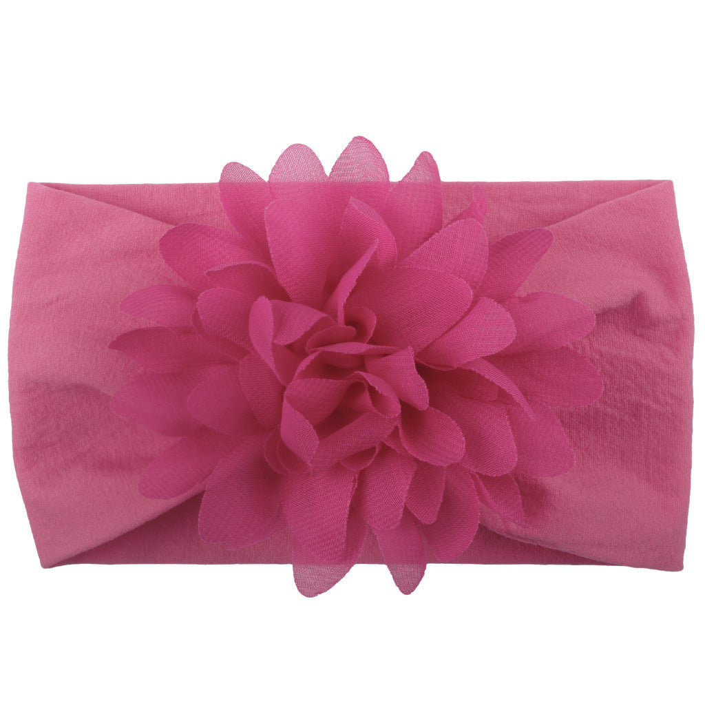 Bandeau créatif en mousseline de soie, accessoires pour cheveux de bébé, bandeau de princesse mignon