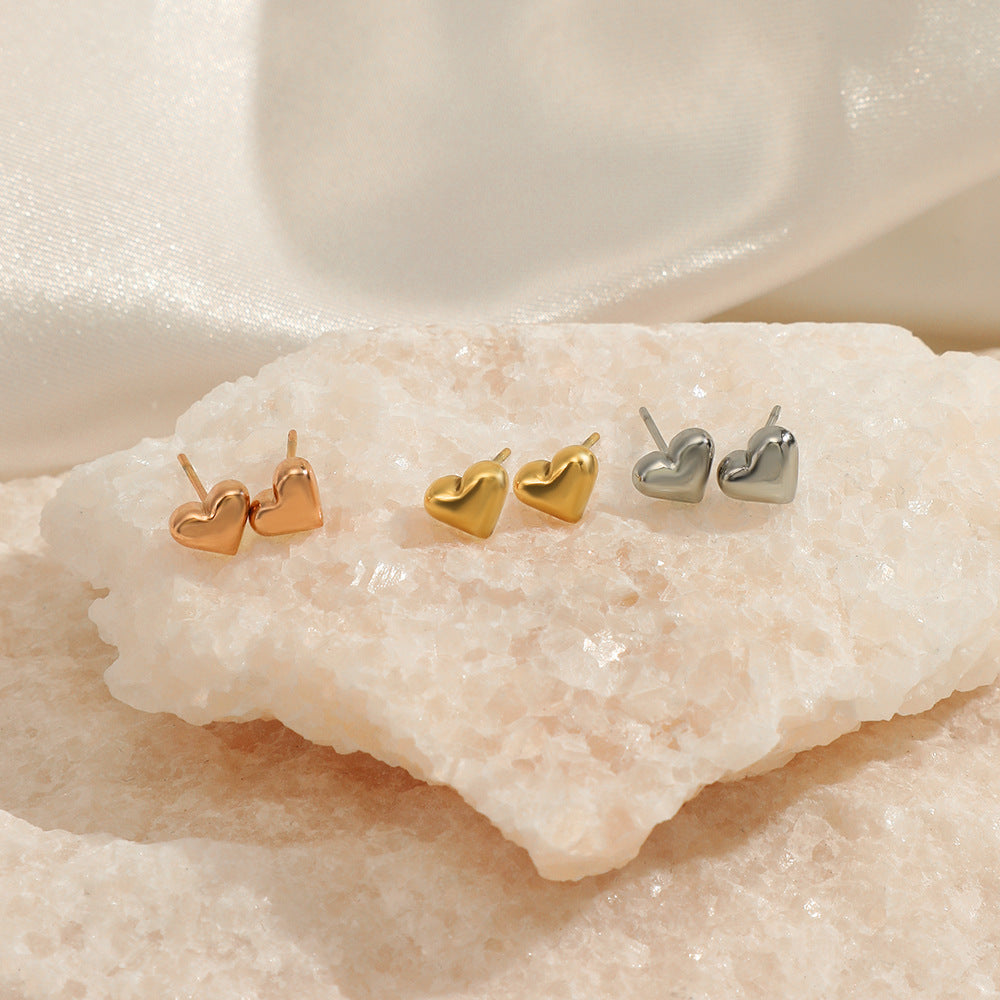 All Match Heart Shaped Earrings