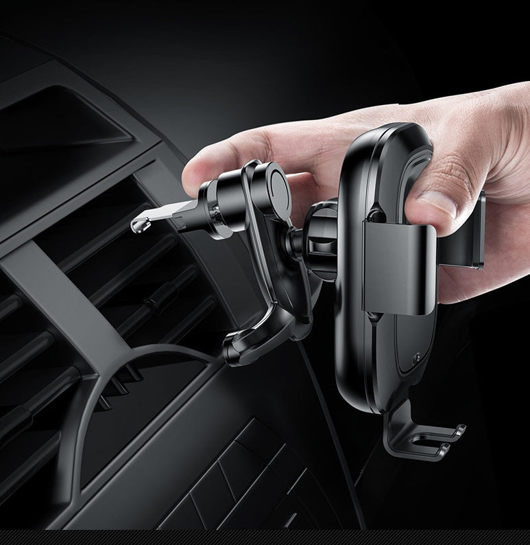 Support de voiture intelligent, sortie d'air de charge sans fil, cadre de navigation mobile, support de capteur de charge sans fil