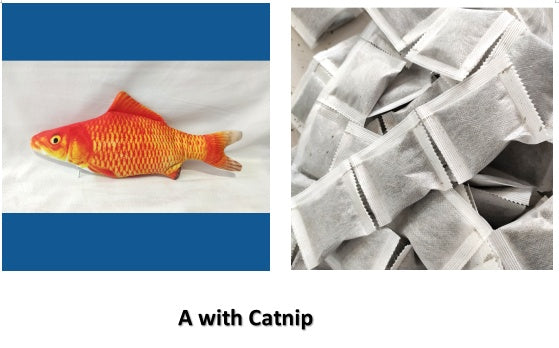 Version sans pince à chat - Jouet de poisson électrique de simulation de poisson sauteur électrique