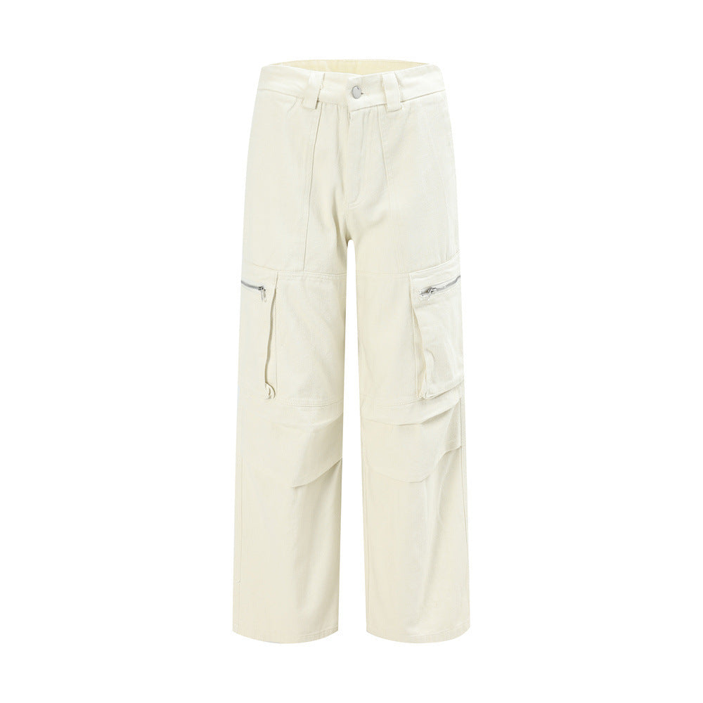Men's Fashion Wide-leg Straight Long Pants