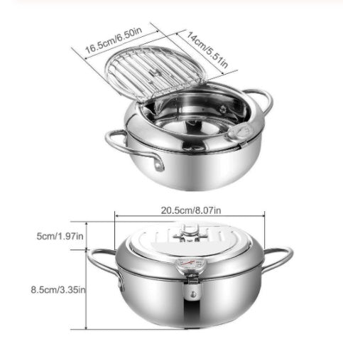 Panier pliant télescopique en acier inoxydable, panier à friture pour frites, outil de cuisine dégraissant