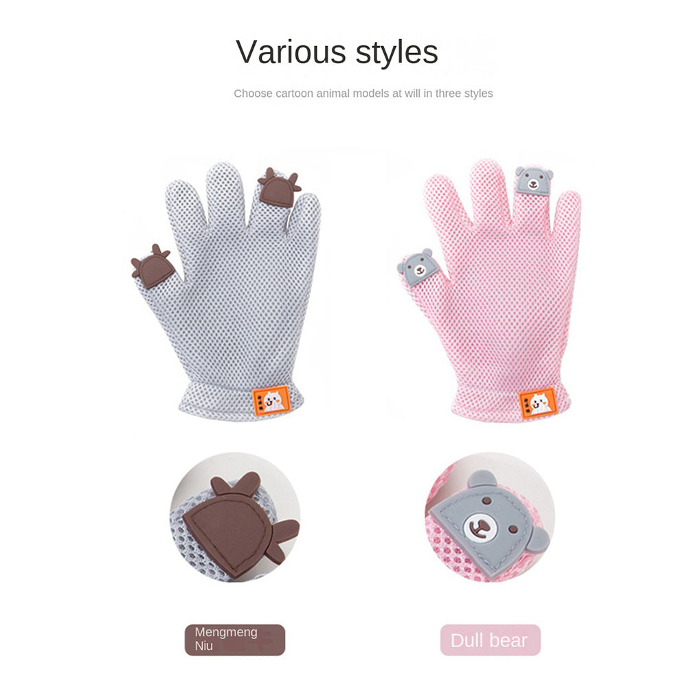 Guante para mascotas Guante de aseo para gatos Guantes para cepillo para quitar el pelo de gato Pelo flotante para gatos Cepillo para quitar el pelo de mascotas Baño para perros Peine de masaje Guantes de depilación de silicona