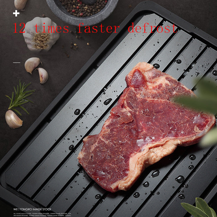 Plateau de dégivrage rapide avec bac d'égouttage