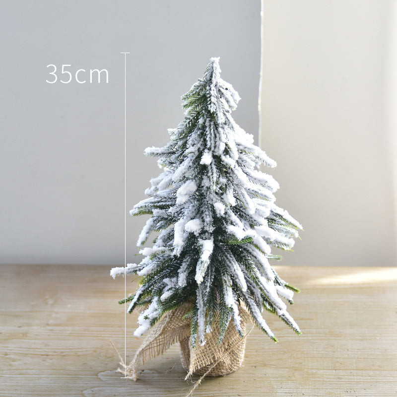 Petit mini sapin de Noël Arbres de décoration de Noël