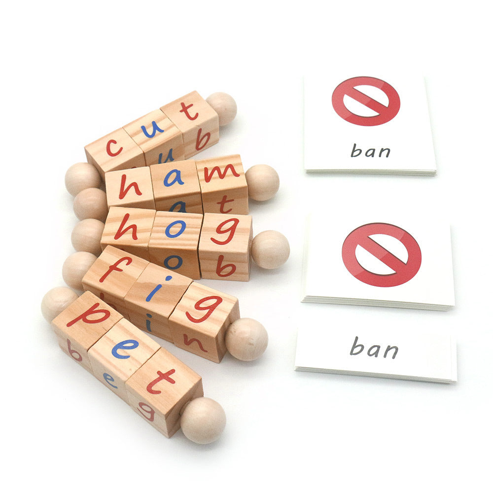 Blocs de lecture phonétique Montessori