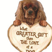 Colgante de llavero acrílico Love Dog