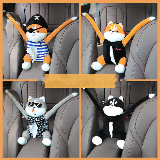 Caja de pañuelos multifuncional para decoración de interiores.