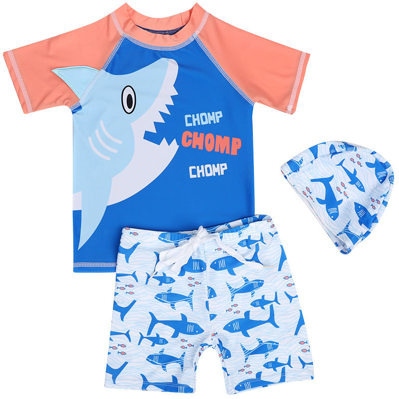 Maillot de bain pour enfants garçons Boxer fendu maillot de bain bébé maillot de bain dessin animé séchage rapide maillot de bain garçon