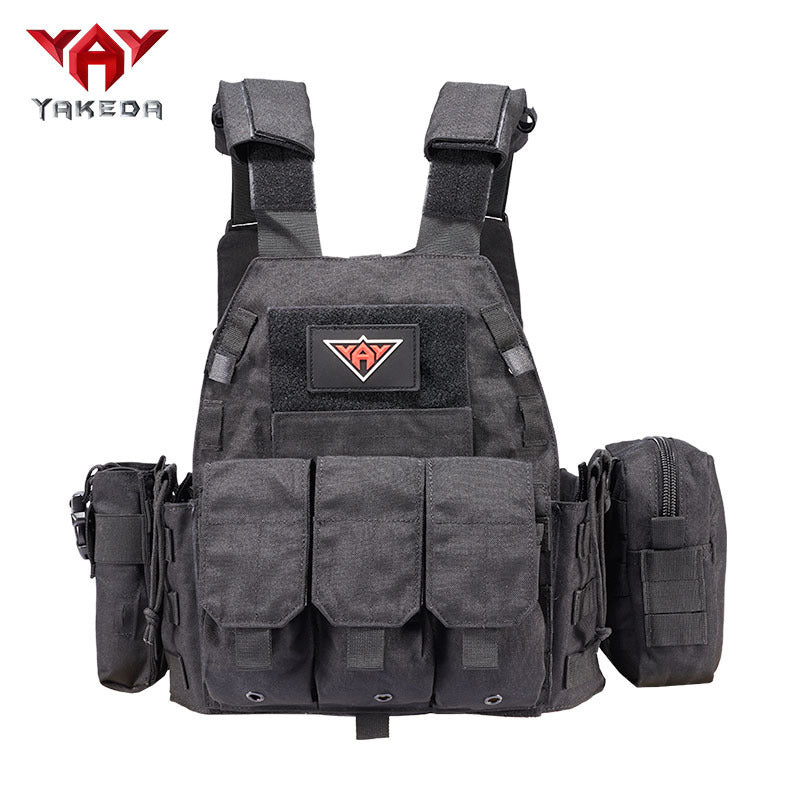 Chaleco táctico multifuncional MOLLE ligero CS para adiestramiento al aire libre