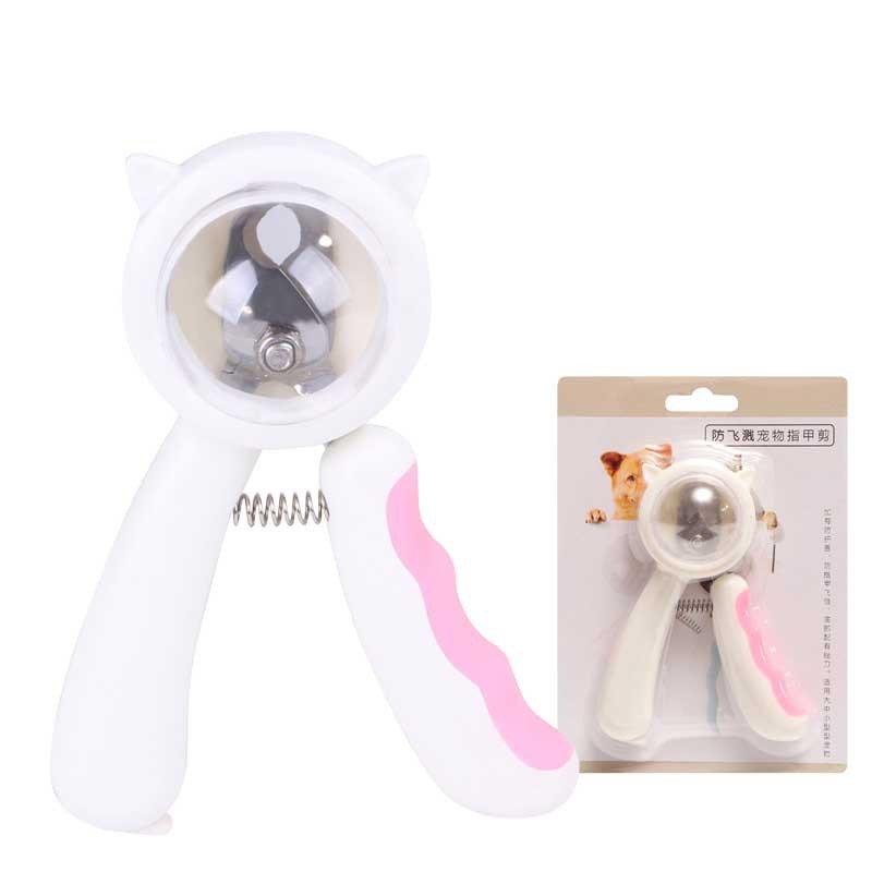 Tijeras para uñas para mascotas a prueba de salpicaduras 