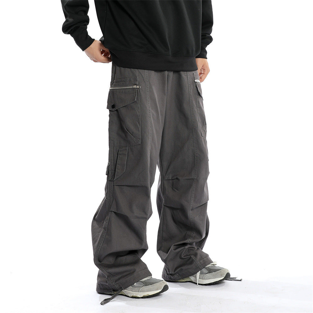Fashion Work Clothes Casual Straight Trousers Male