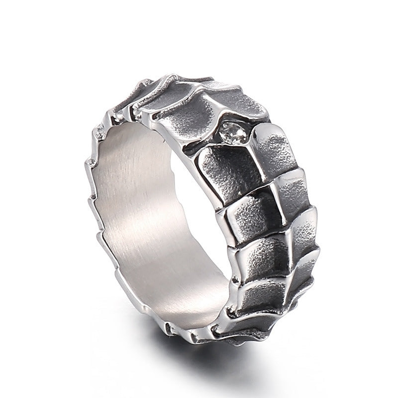 Old Simple Domineering New Personalized Design Casting Ring