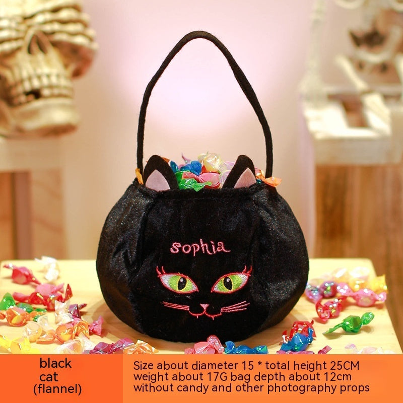 Halloween Pumpkin Bag Portable Children Props