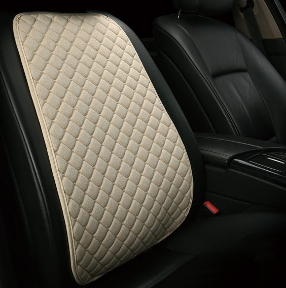Protector de funda de asiento de coche de lino