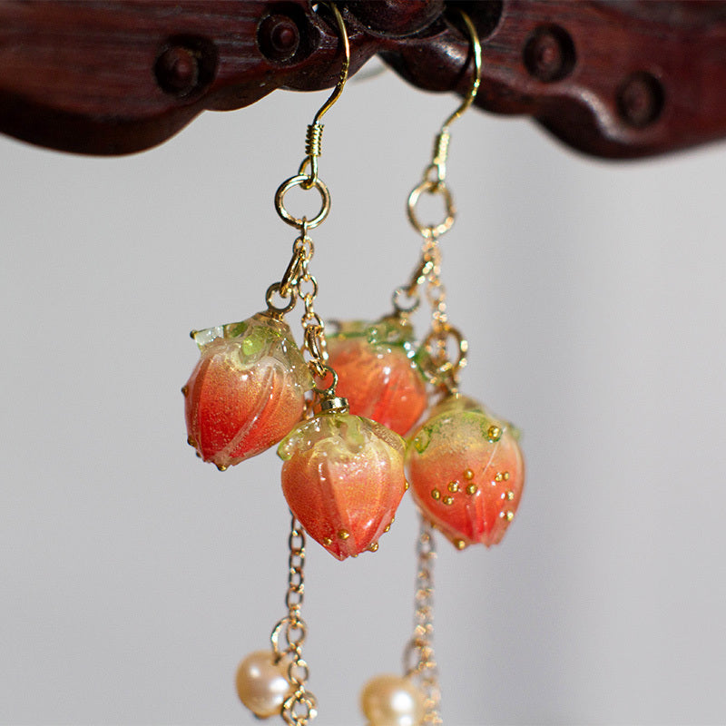 Pendientes Hanfu de estilo antiguo de viento ligero