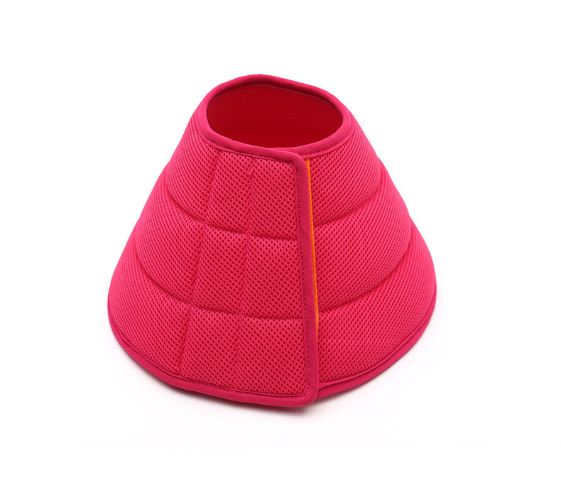 Collar antimordida para perros y gatos, collares de recuperación médica para mascotas, cubierta de protección transparente para mascotas, Collar isabelino circular para suministros para mascotas