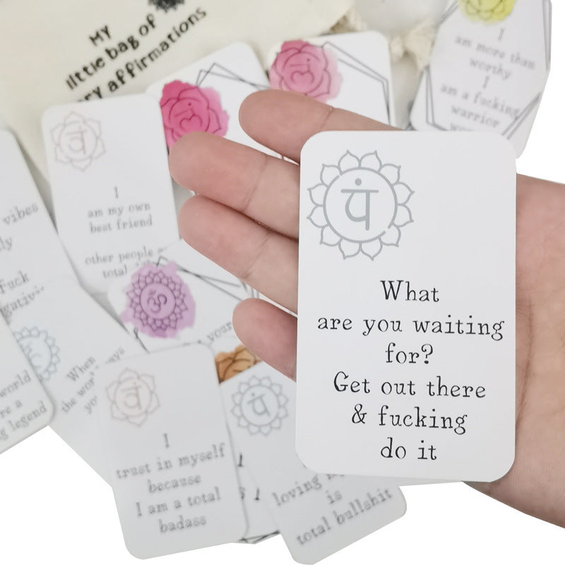 Carte d'affirmation drôle, 16 pièces, carte-cadeau, carte d'affirmation quotidienne