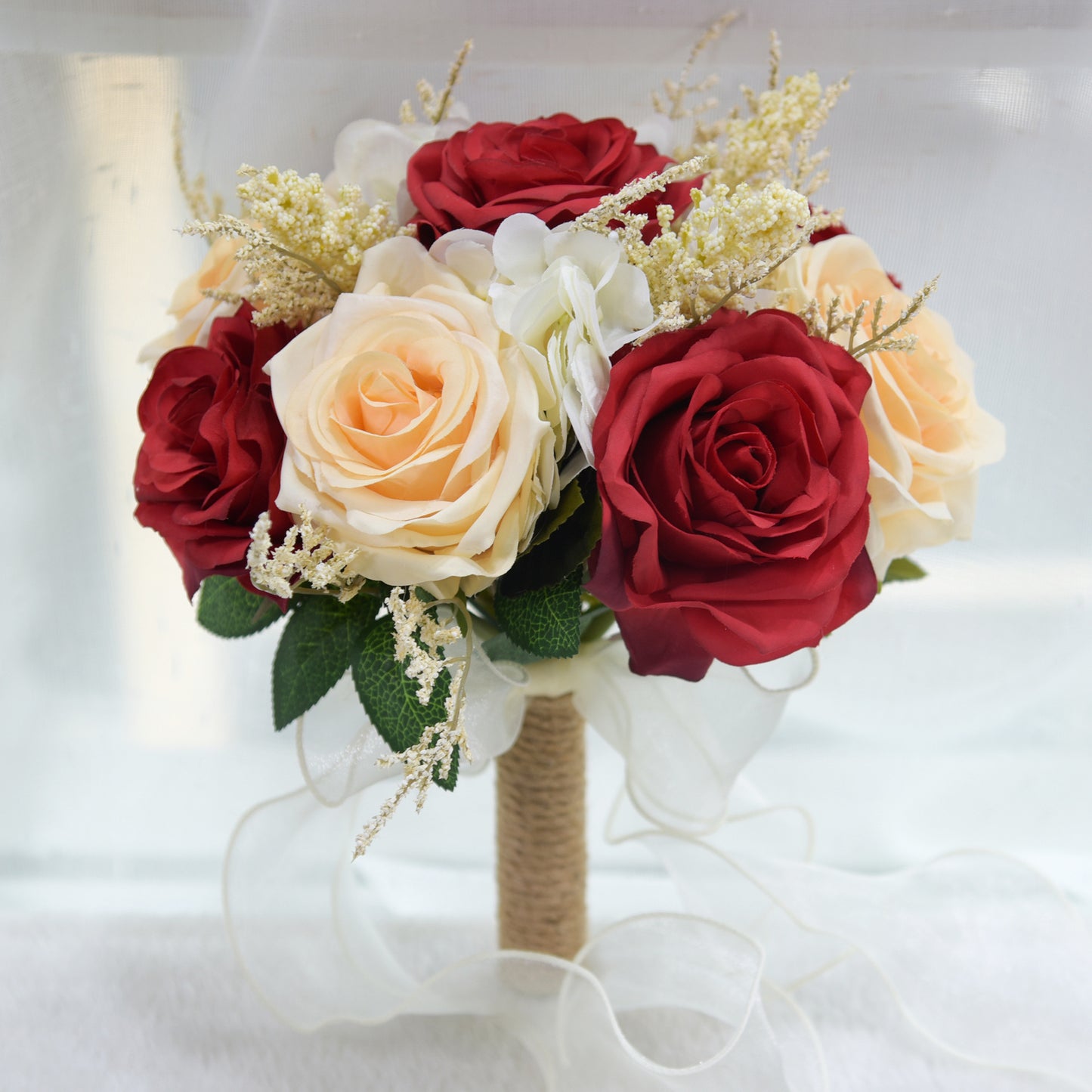 Simulation de Bouquet à main en plein air, accessoires de photographie, fournitures de mariage pour mariée