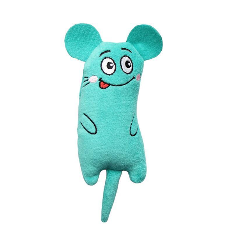 Jouets à la menthe brodés en peluche pour animaux de compagnie de chat