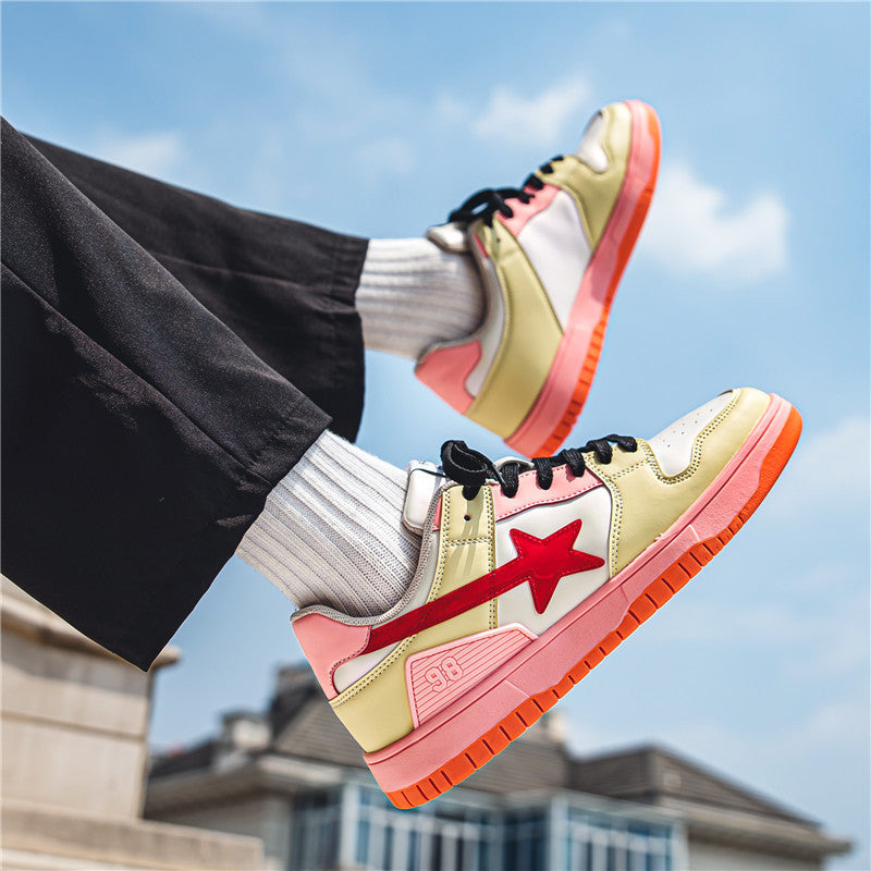 Zapatilla deportiva informal con degradado de caña baja para hombre