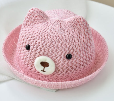 Chapeau de voyage de plage d'été, chapeau de paille pour bébé fille