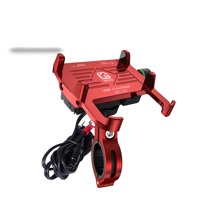 Soporte para teléfono móvil de aleación de aluminio para motocicleta