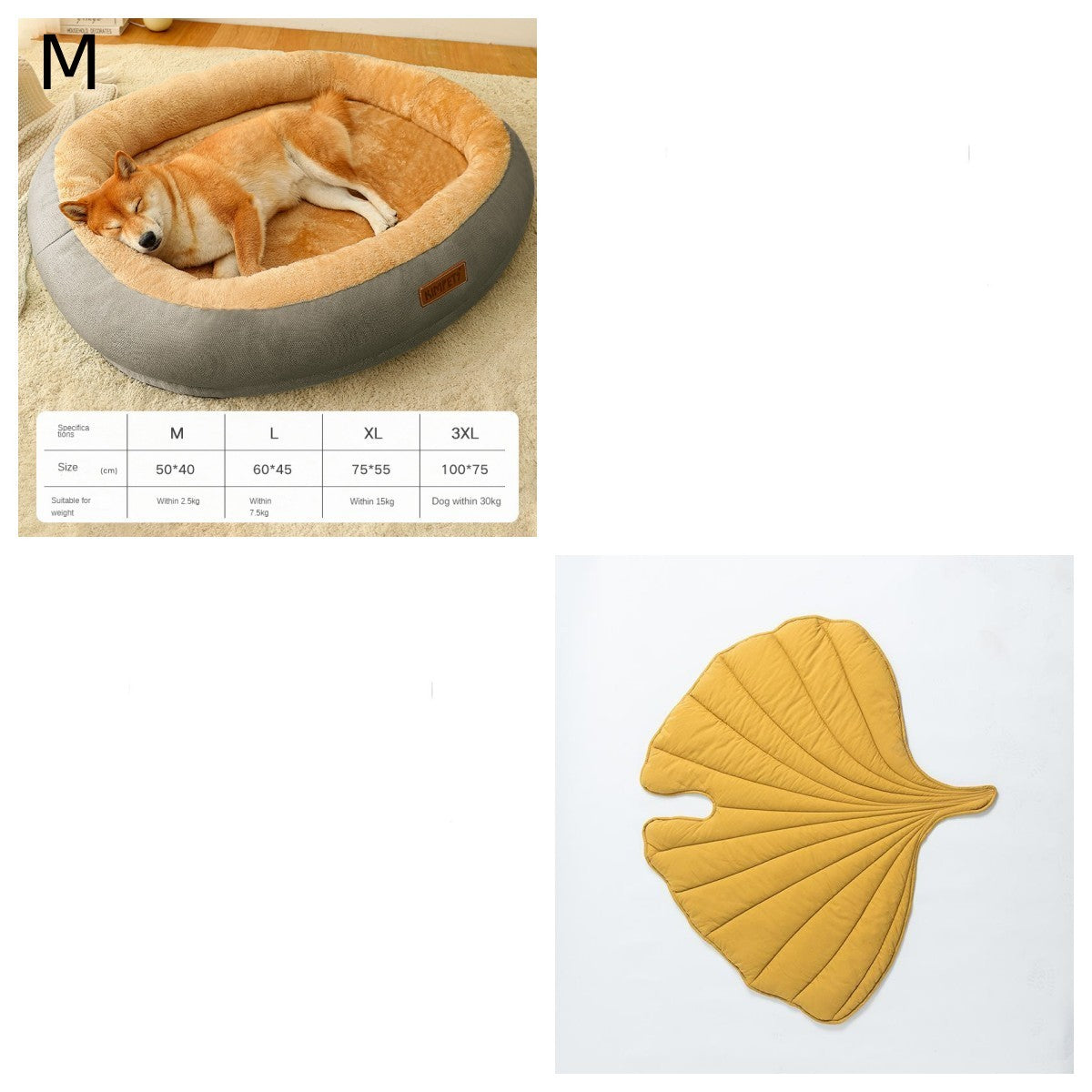 Lit pour chien amovible et lavable, lit chaud pour chat pour dormir