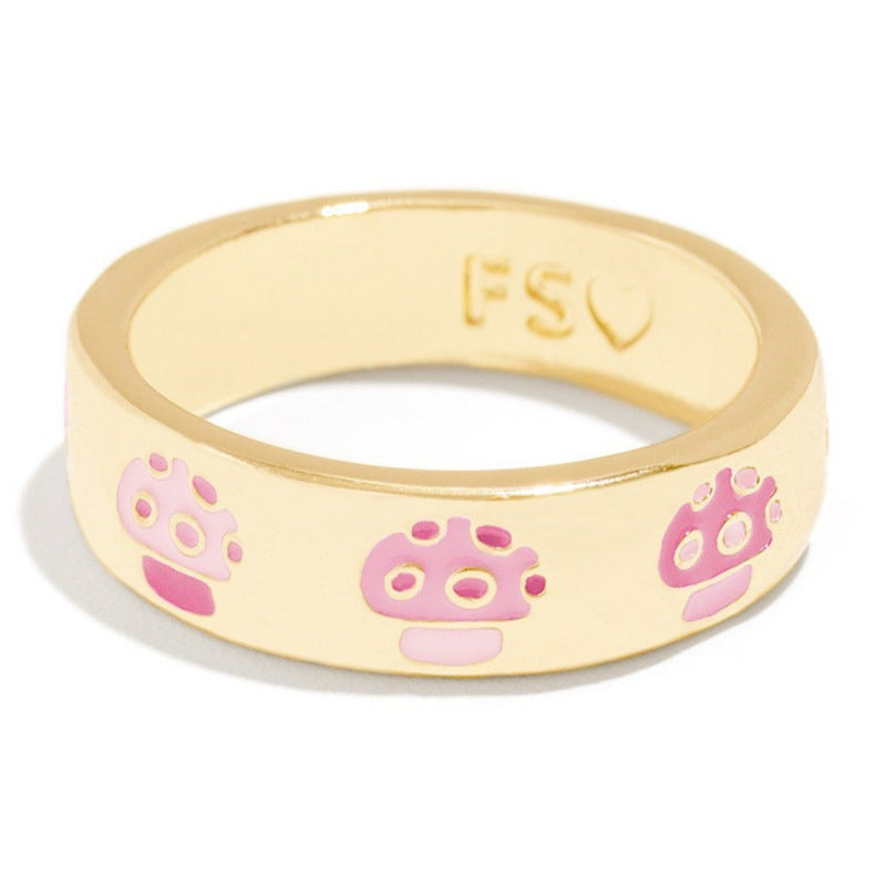 Bague en titane et acier, style européen et américain, phrase anglaise, élément de fleur Howdy, vous êtes parfait