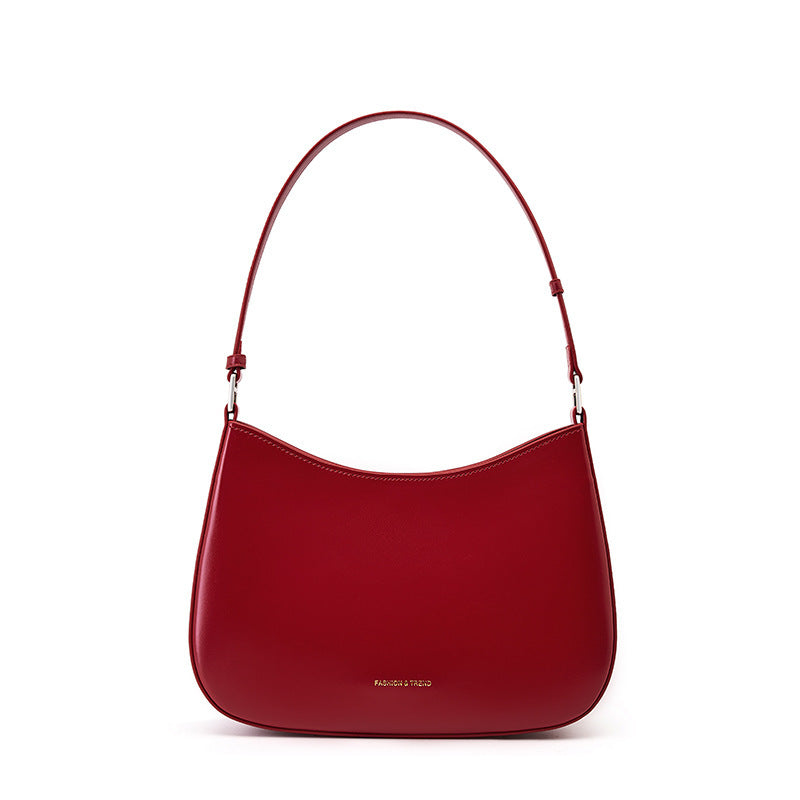 Sac en cuir baguette mode femme