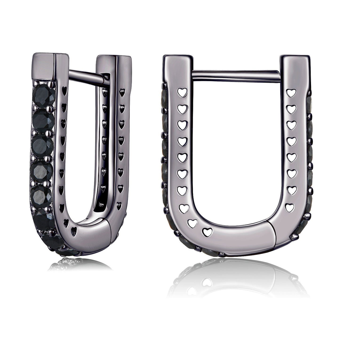 Clip d'oreille classique en forme de U, vêtements personnalisés européens et américains, perceuse de gang, boucles d'oreilles en alliage de cuivre
