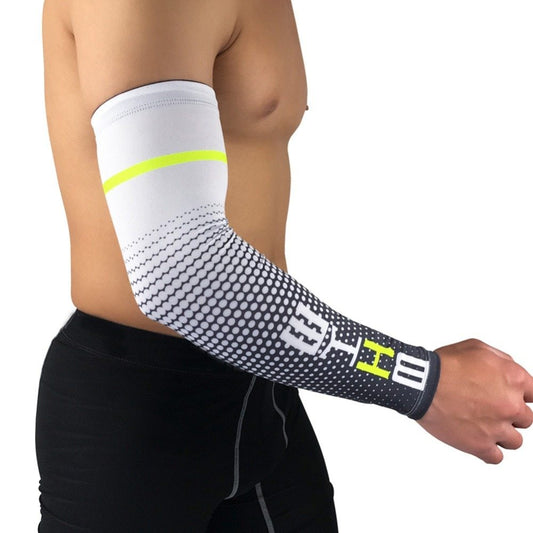 Protectores de brazo de baloncesto para ciclismo al aire libre, transpirables, para hombres y mujeres