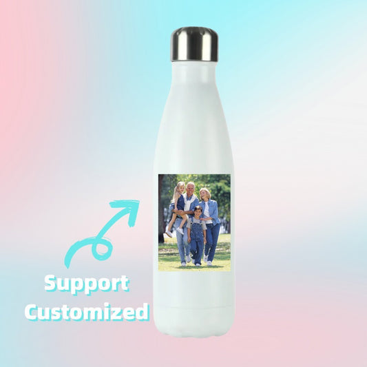 Frascos de vacío de acero inoxidable personalizados, botella de agua portátil de acero inoxidable para coche, taza térmica de viaje de gran capacidad, 500ml