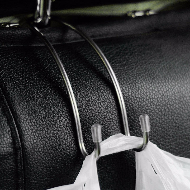 Stainless steel car seat back hook