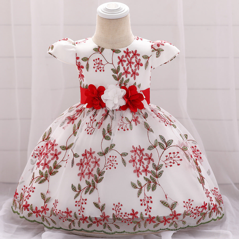 Vêtements d'été pour enfants, robe de mariée, fête d'anniversaire pour bébé, jupe moelleuse pour filles, nouvelle collection